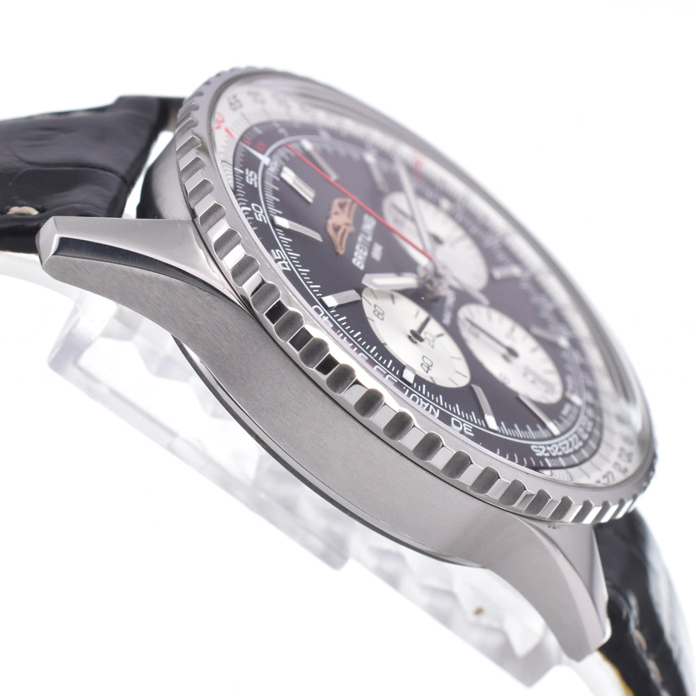 with paper BREITLING Navi timer AB0138 Chronograph Black White Dial Automatic Men's
 Watch N#148229
