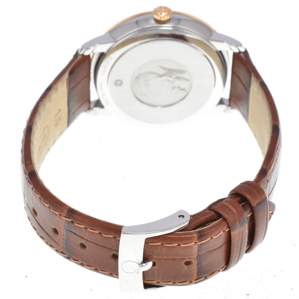 OMEGA De Ville Prestige Butterfly 424.10.27.60.52.001 8P diamond Silver Dial Quartz Ladies
 Watch L#148230