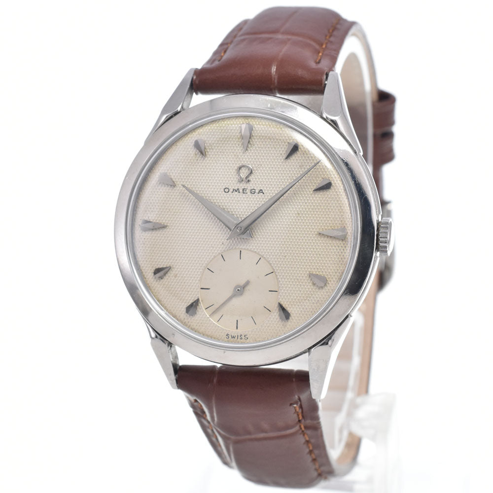 OMEGA 2605-10 vintage Cal.266 Silver Dial Hand Winding Men's
 Watch M#148234