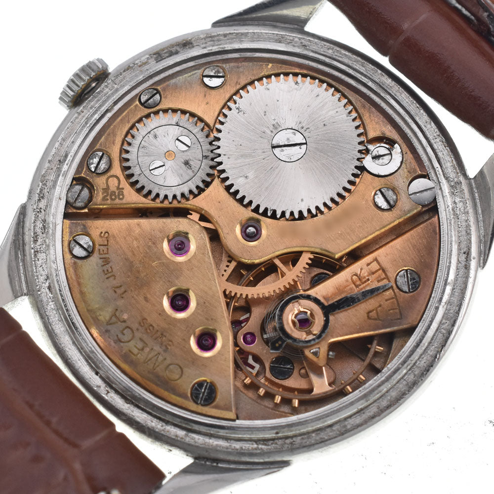 OMEGA 2605-10 vintage Cal.266 Silver Dial Hand Winding Men's
 Watch M#148234