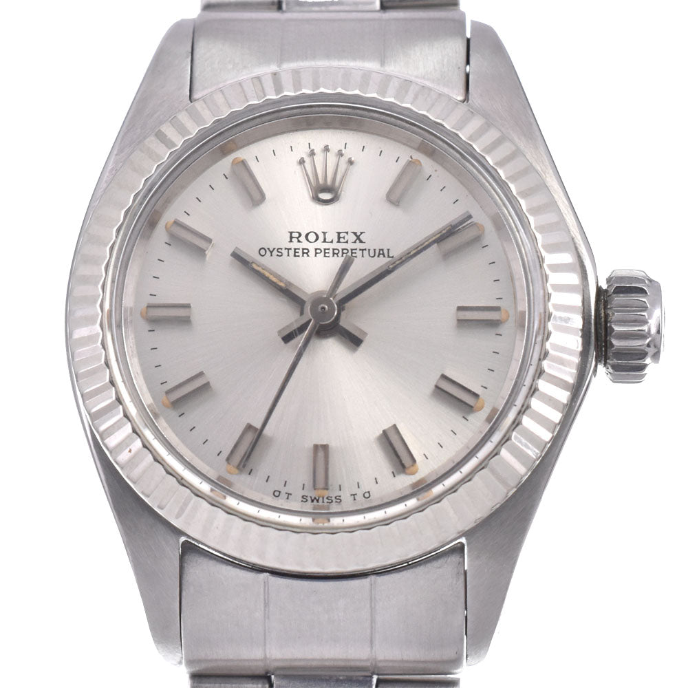 ROLEX Oyster perpetual 6719 Cal.2030 Silver Dial Automatic Ladies
 Watch L#148236