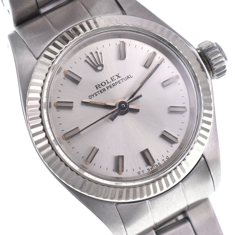 ROLEX Oyster perpetual 6719 Cal.2030 Silver Dial Automatic Ladies
 Watch L#148236