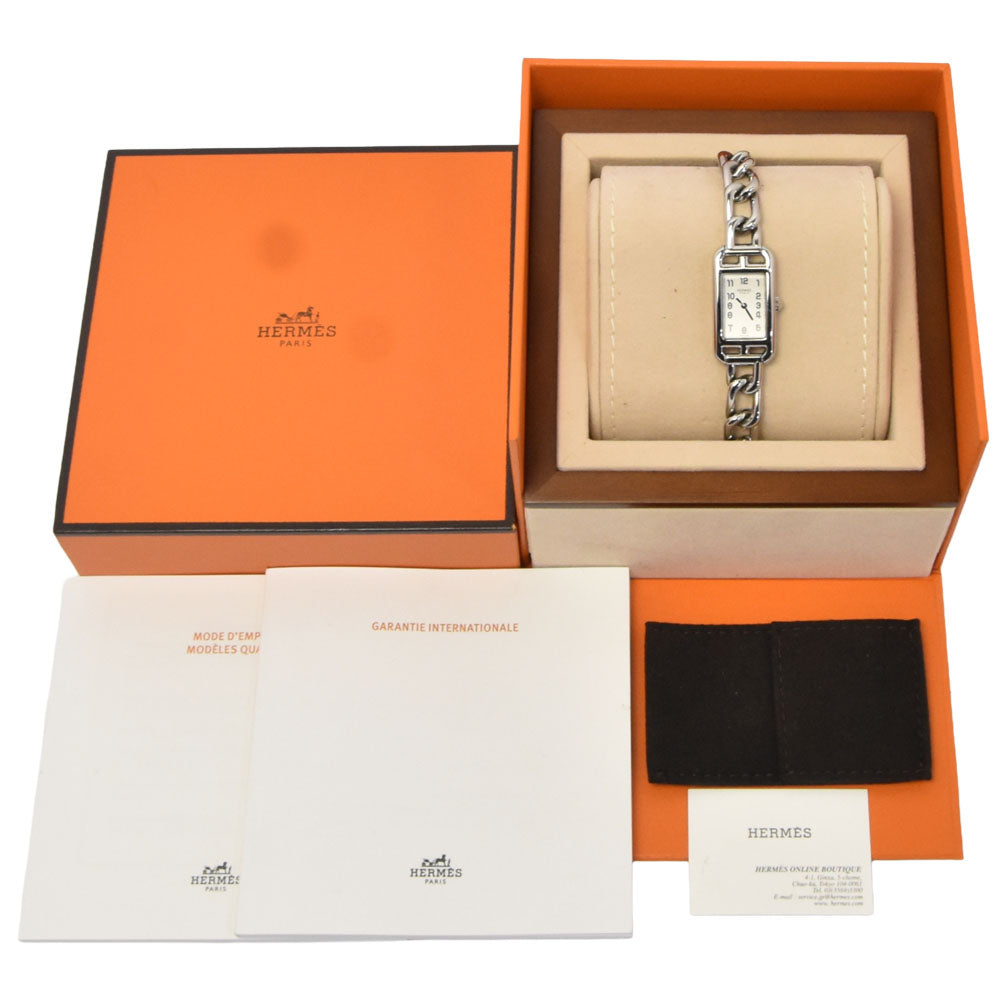 with paper HERMES Nantucket NA2.110 Silver Dial Quartz Ladies
 Watch M#148237