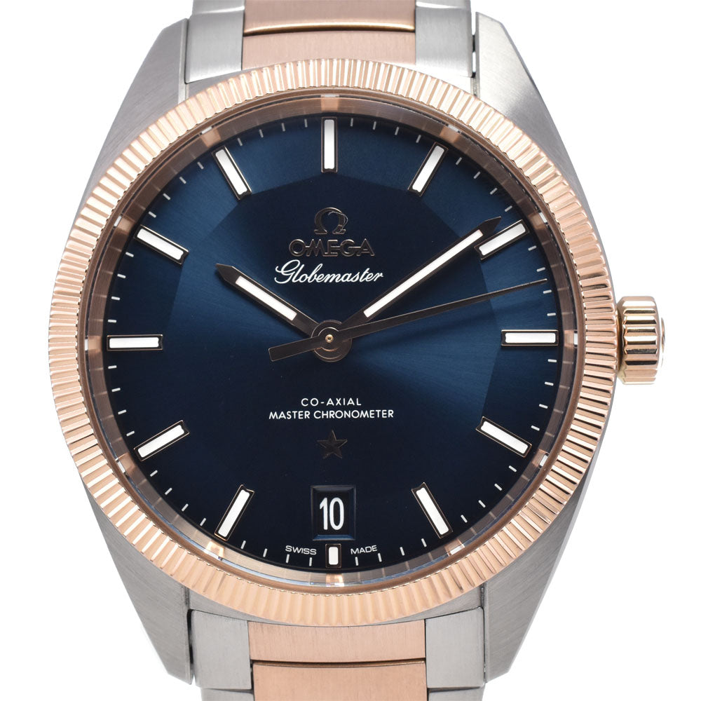 with paper OMEGA Constellation Globemaster 130.20.39.21.03.001 blue Dial Automatic Men's
 Watch K#148238