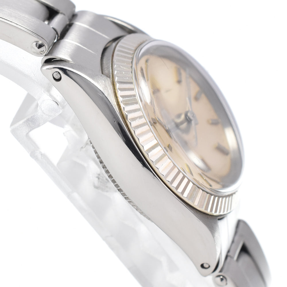 ROLEX Oyster perpetual 6619 vintage Cal.1160 Silver Dial Automatic Ladies
 Watch L#148242