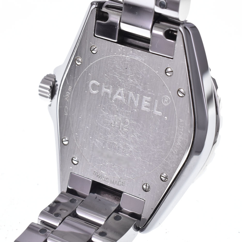 with paper CHANEL J12 Chromatic Date H3242 12P diamond gray Dial Automatic Men's
 Watch L#148245