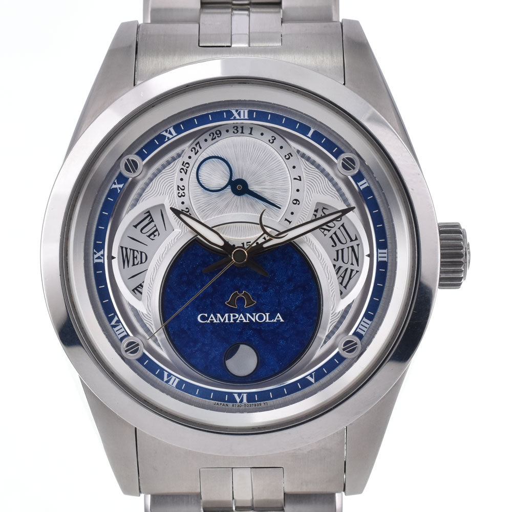 CITIZEN Campanola 8730-T025242/BU0040-57L Konruri Eco Drive Silver / Blue Dial Solar Men's
 Watch L#148246