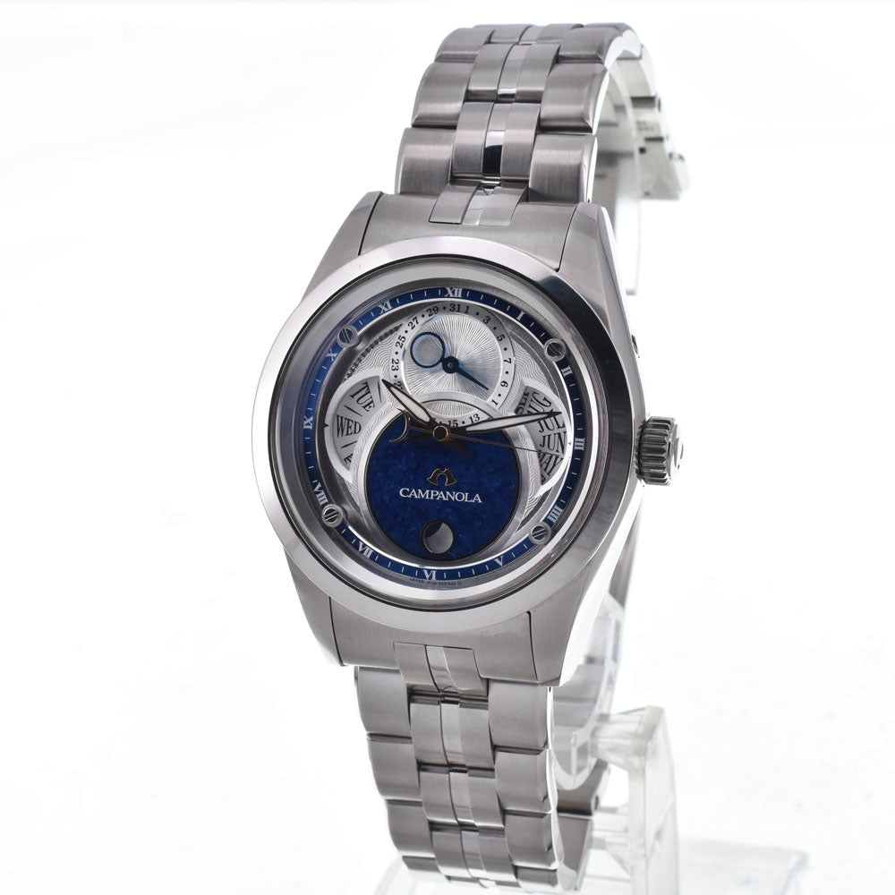 CITIZEN Campanola 8730-T025242/BU0040-57L Konruri Eco Drive Silver / Blue Dial Solar Men's
 Watch L#148246