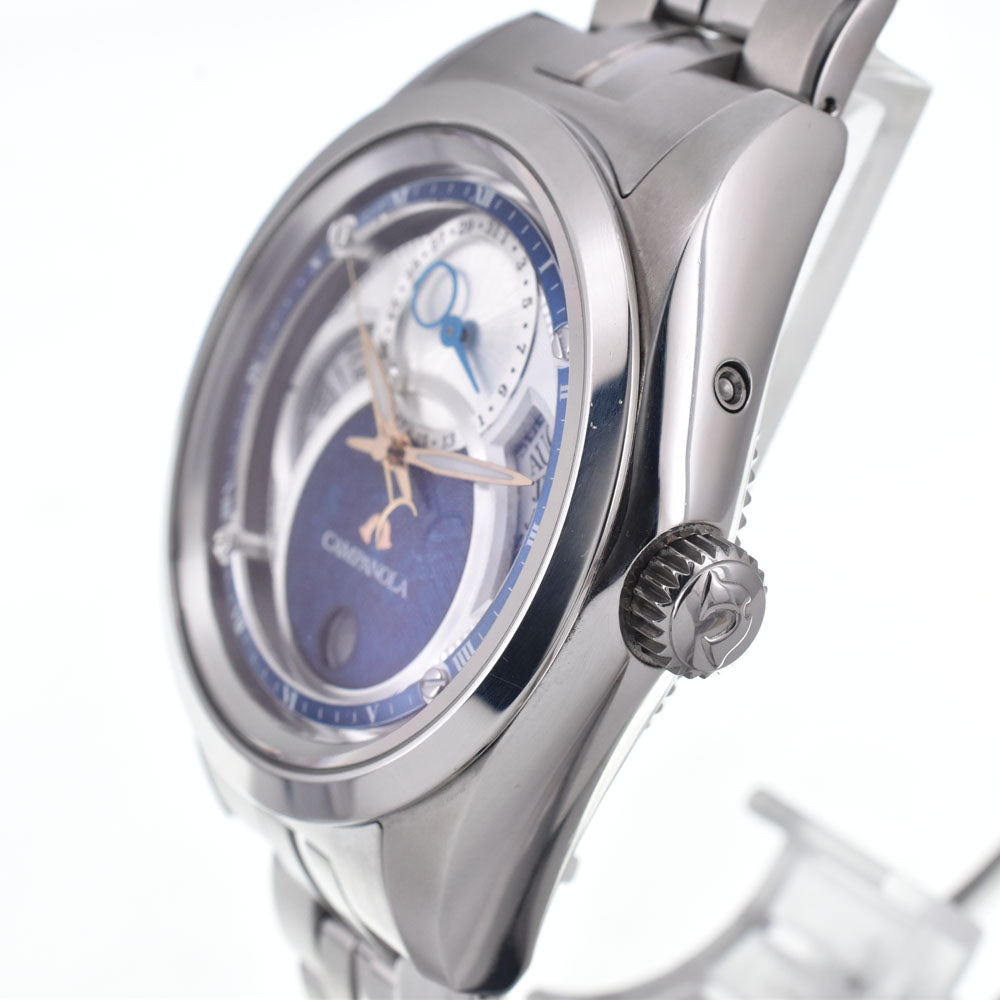 CITIZEN Campanola 8730-T025242/BU0040-57L Konruri Eco Drive Silver / Blue Dial Solar Men's
 Watch L#148246