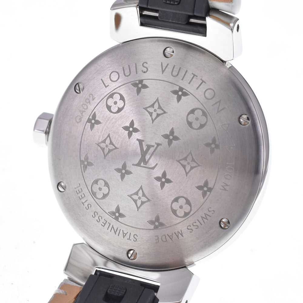 with paper LOUIS VUITTON Tambour New Wave QA092Z Silver Dial Quartz Ladies
 Watch L#148249