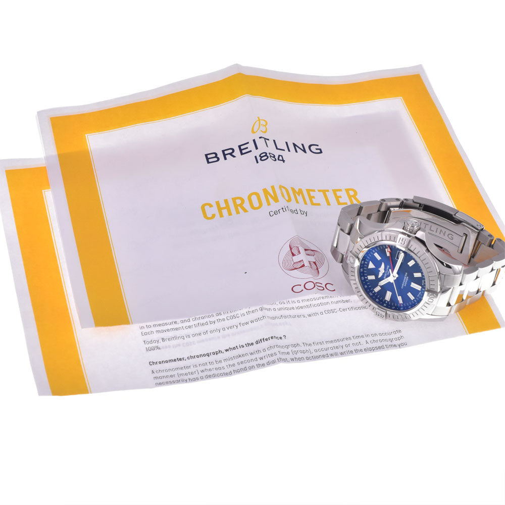 BREITLING Avenger Automatic GMT 45 A32395 Date blue Dial Automatic Men's
 Watch L#148253