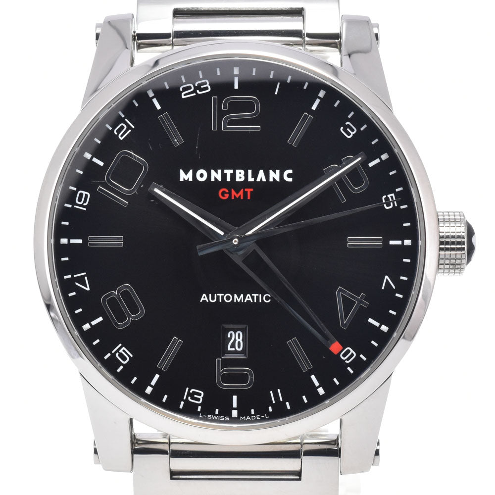 MONTBLANC Timewalker GMT 36064 see-through back black Dial Automatic Men's
 Watch M#148255