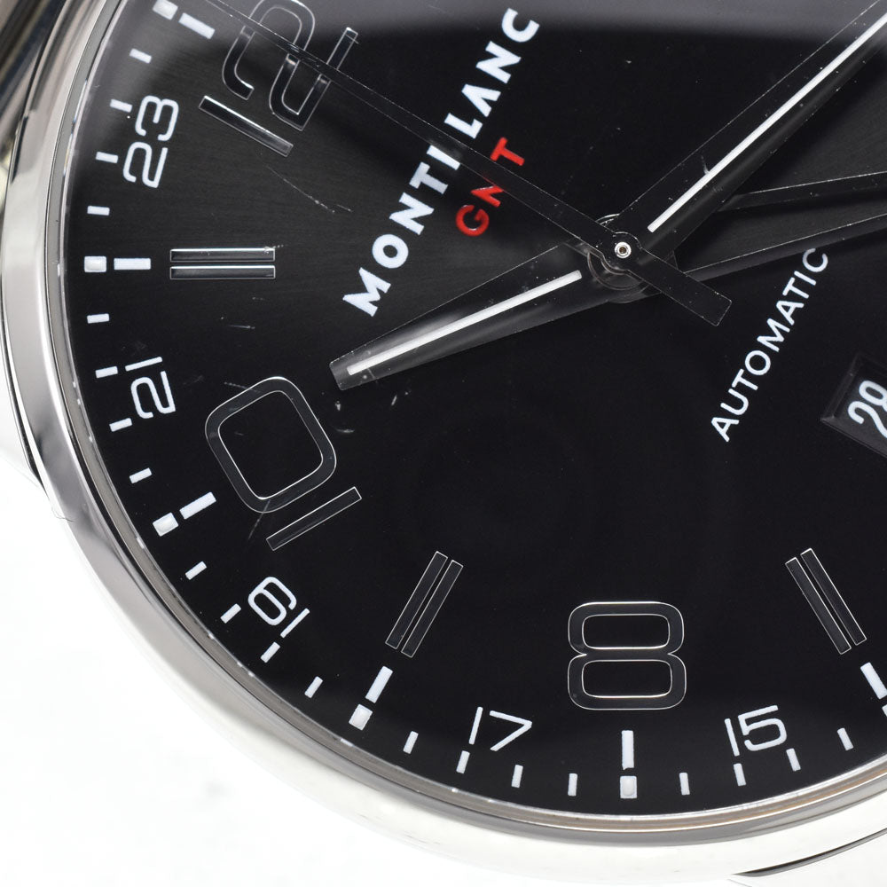 MONTBLANC Timewalker GMT 36064 see-through back black Dial Automatic Men's
 Watch M#148255