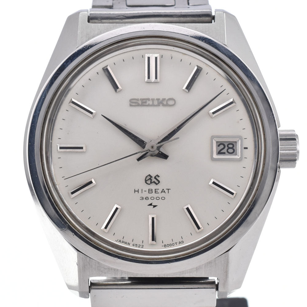 SEIKO Grand Seiko 4522-8000 vintage Cal.4522A Silver Dial Hand Winding Men's
 Watch M#148258