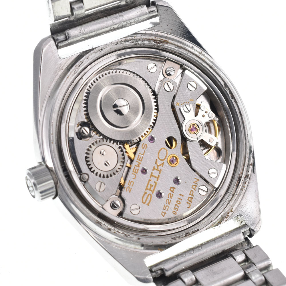 SEIKO Grand Seiko 4522-8000 vintage Cal.4522A Silver Dial Hand Winding Men's
 Watch M#148258
