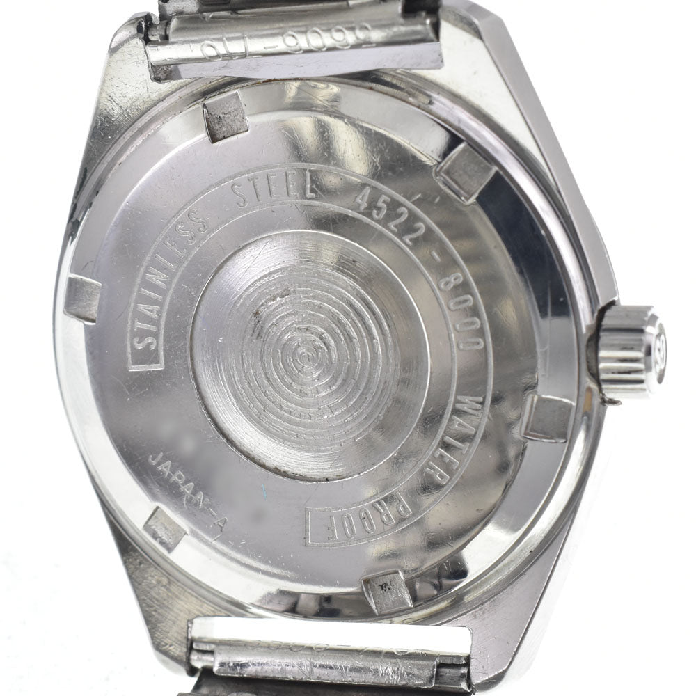 SEIKO Grand Seiko 4522-8000 vintage Cal.4522A Silver Dial Hand Winding Men's
 Watch M#148258
