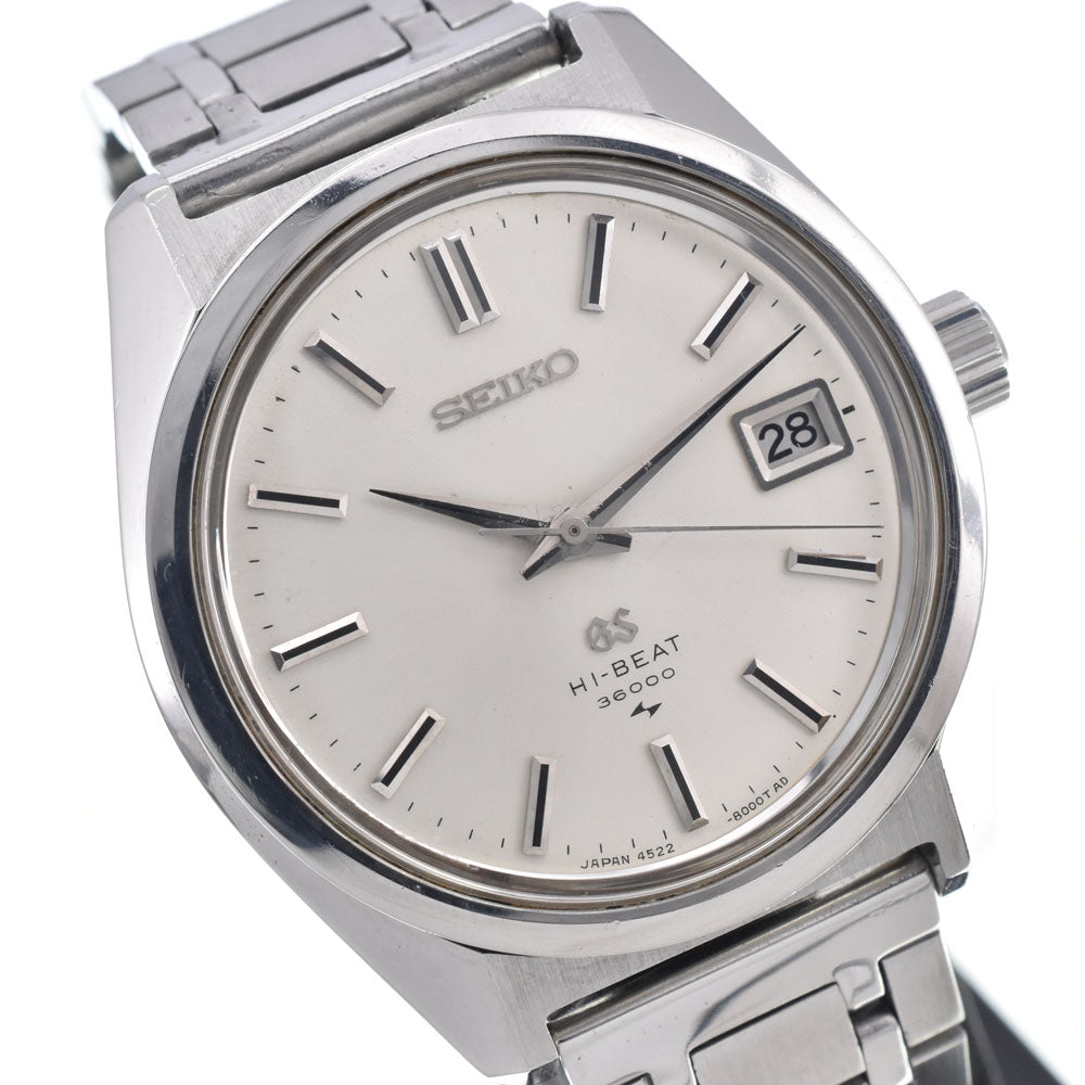 SEIKO Grand Seiko 4522-8000 vintage Cal.4522A Silver Dial Hand Winding Men's
 Watch M#148258