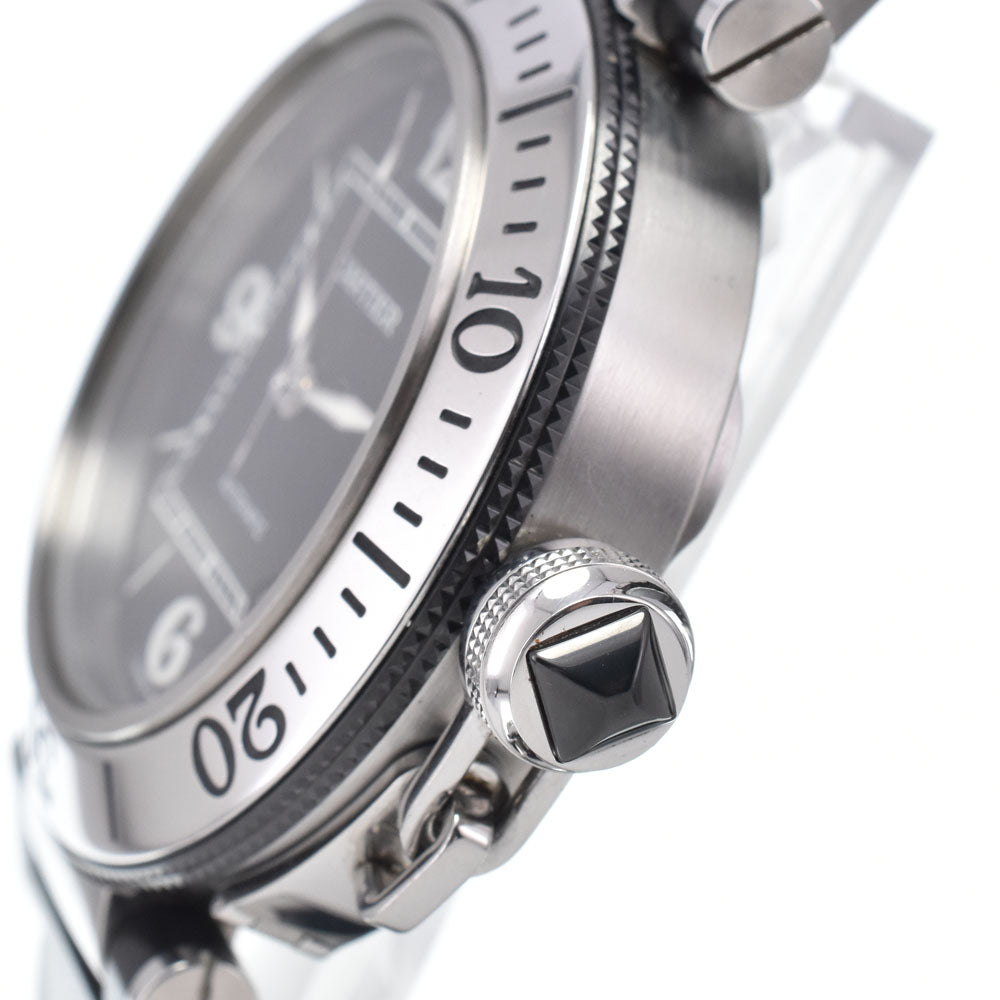 CARTIER Pacha Sea timer W31077U2 Stainless Steel / Rubber black Dial Automatic Men's
 Watch L#148263