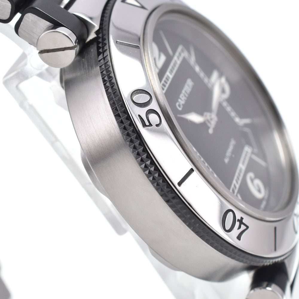CARTIER Pacha Sea timer W31077U2 Stainless Steel / Rubber black Dial Automatic Men's
 Watch L#148263