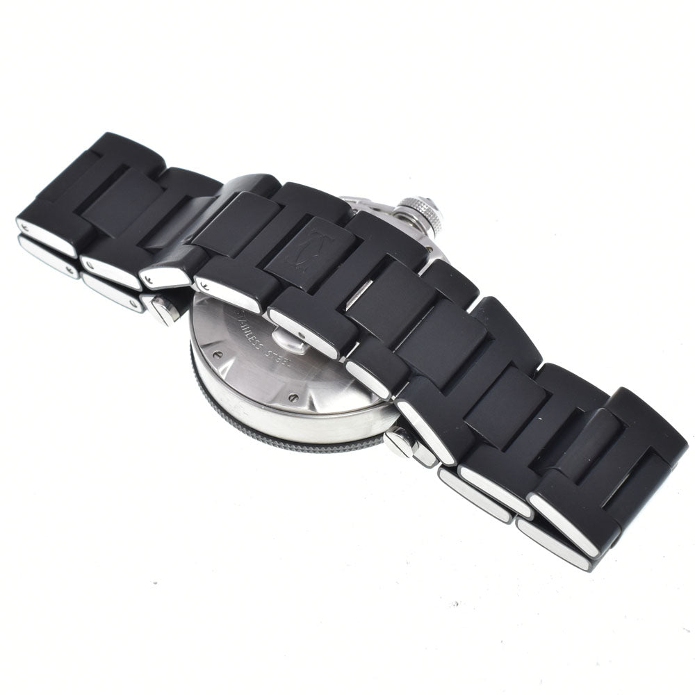 CARTIER Pacha Sea timer W31077U2 Stainless Steel / Rubber black Dial Automatic Men's
 Watch L#148263