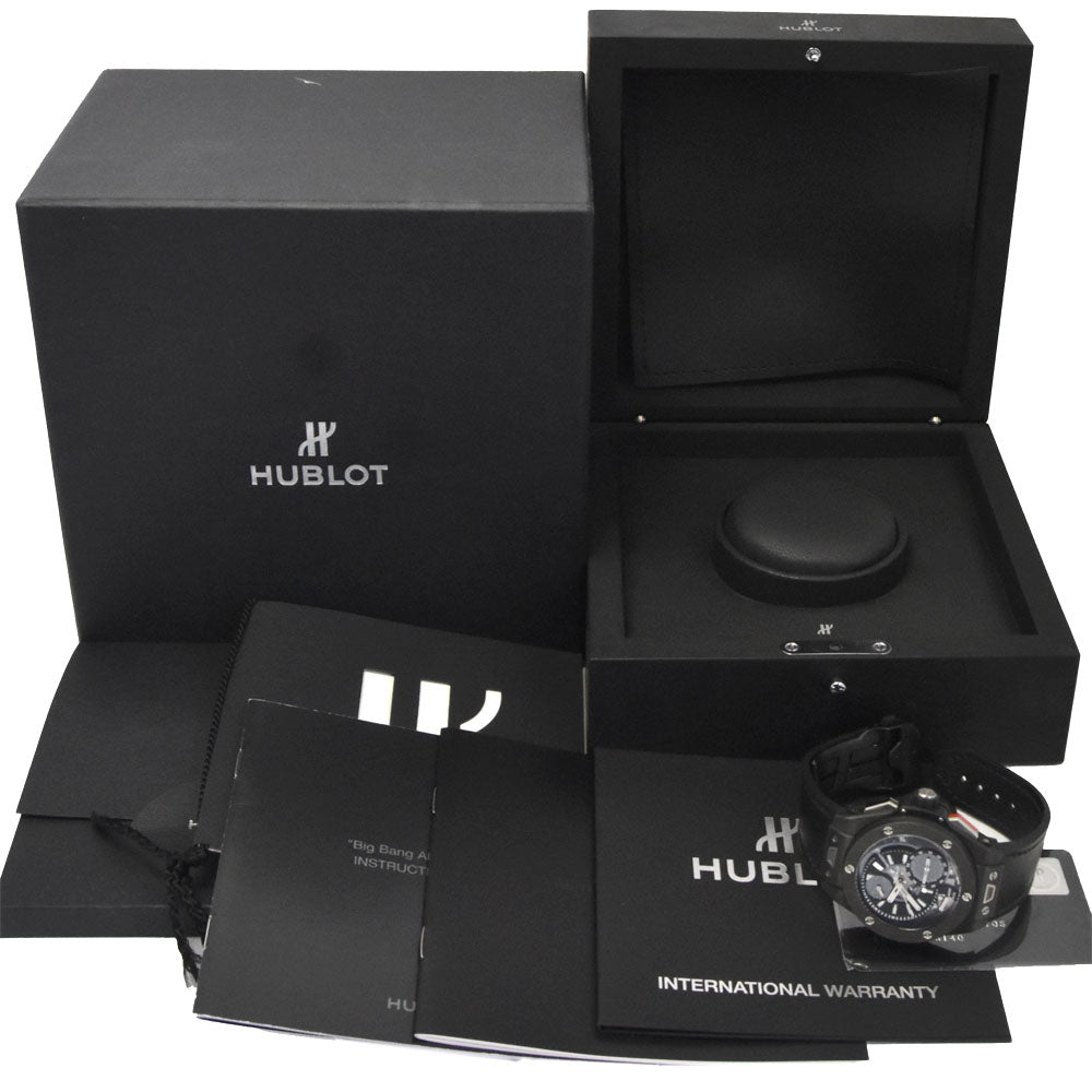 with paper HUBLOT big Bang 403.QU.0120.VR.YOS Limited item black Dial Hand Winding Men's
 Watch K#148264