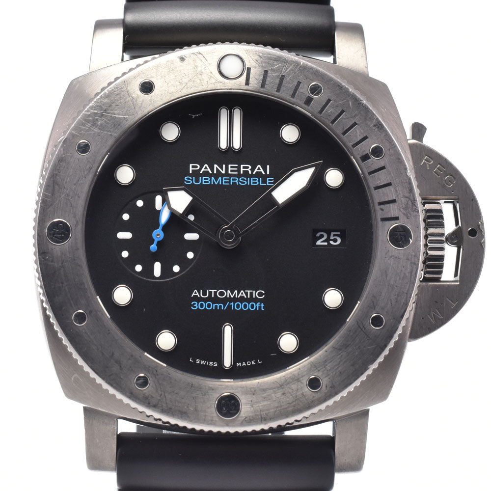 with paper PANERAI Luminor Submersible PAM01305 black Dial Automatic Men's
 Watch N#148265