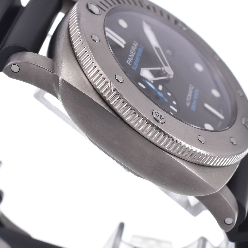 with paper PANERAI Luminor Submersible PAM01305 black Dial Automatic Men's
 Watch N#148265