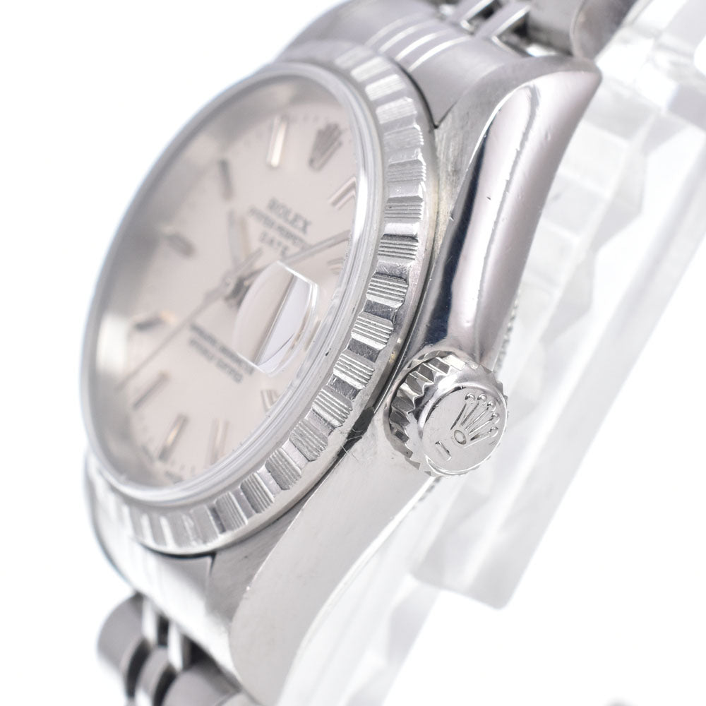ROLEX Oyster perpetual date 79240 Cal.2235 Silver Dial Automatic Ladies
 Watch O#148270