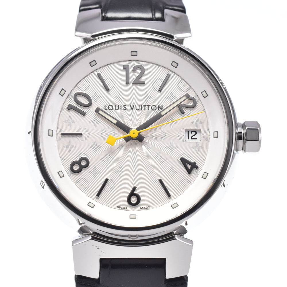 LOUIS VUITTON Tambour Q1313 Date Silver Dial Quartz Ladies
 Watch M#148271