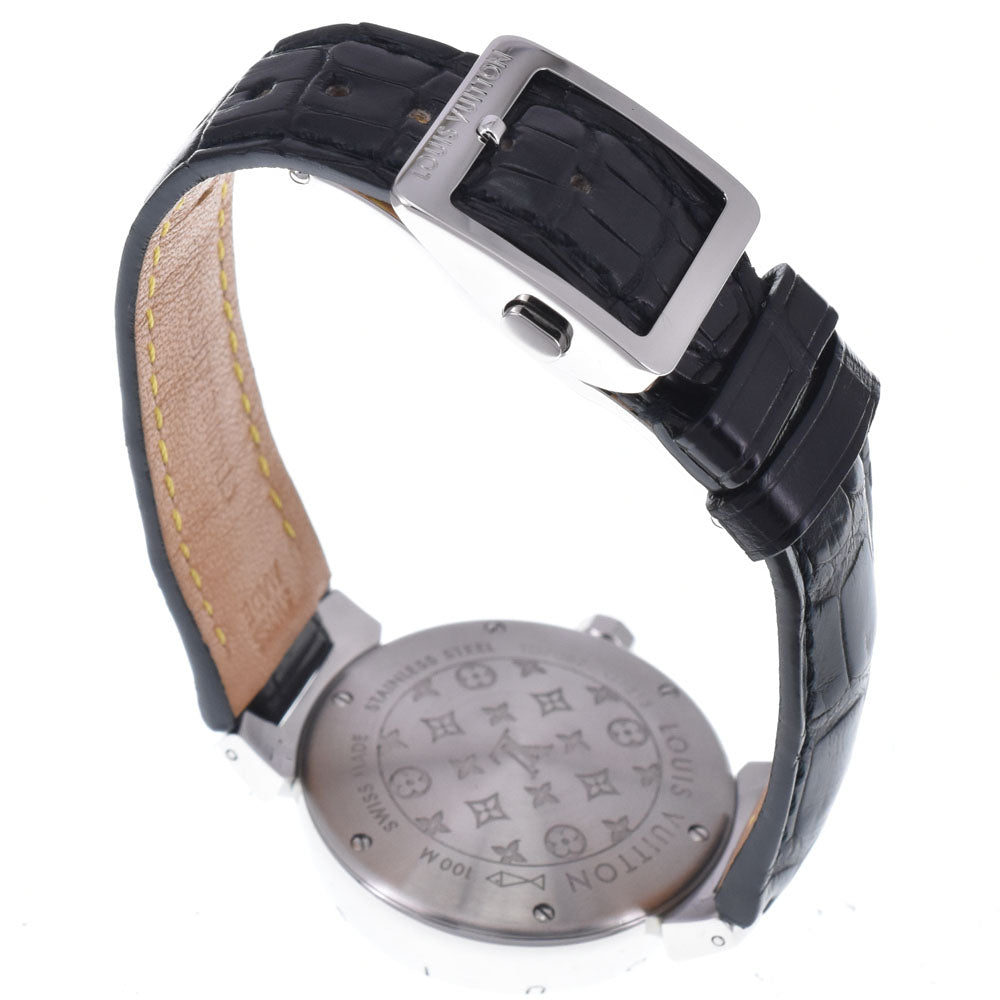 LOUIS VUITTON Tambour Q1313 Date Silver Dial Quartz Ladies
 Watch M#148271