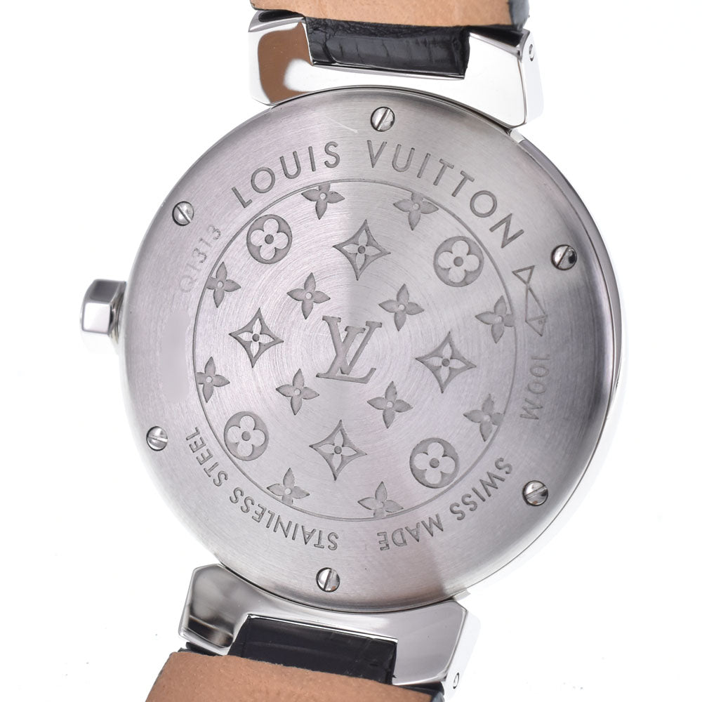 LOUIS VUITTON Tambour Q1313 Date Silver Dial Quartz Ladies
 Watch M#148271