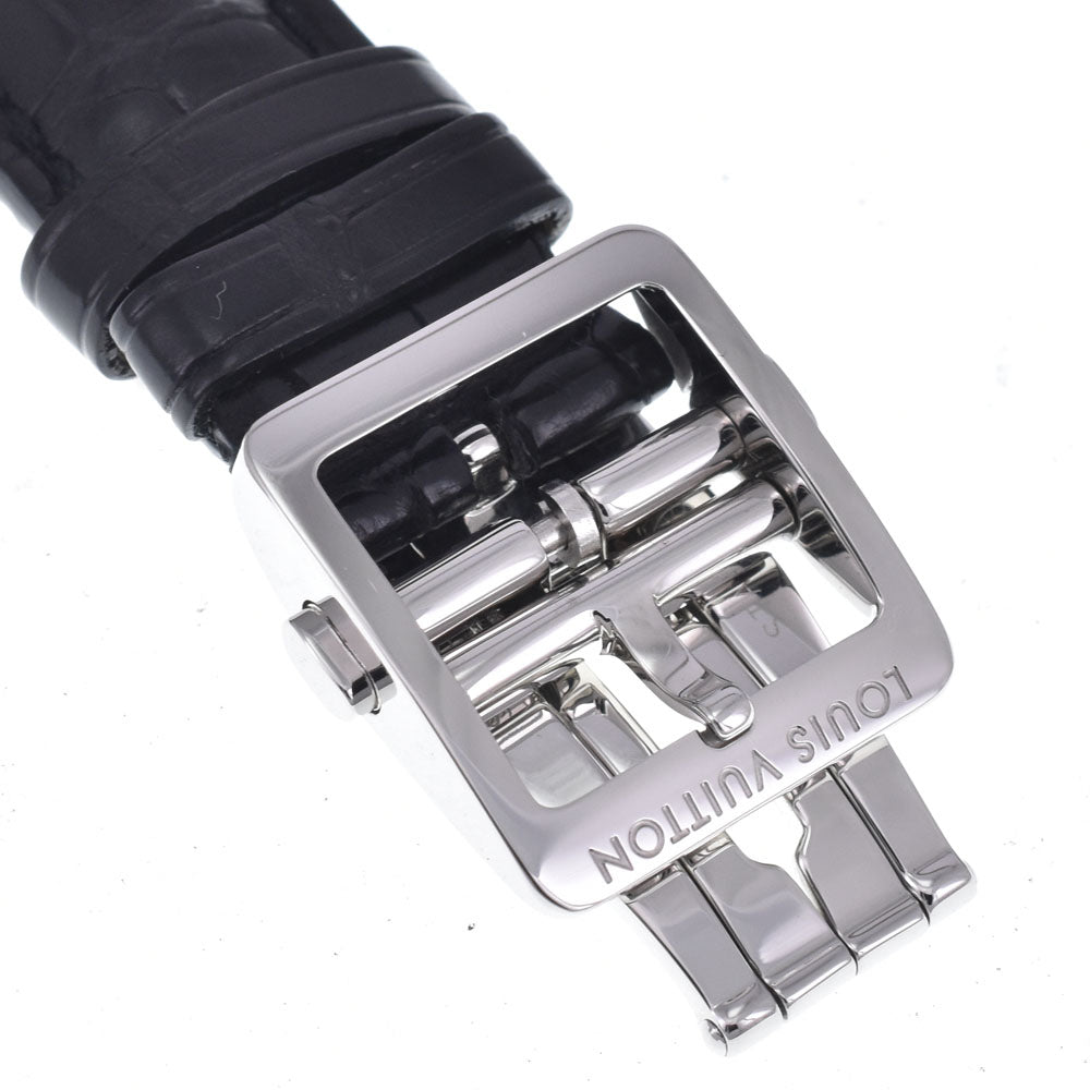 LOUIS VUITTON Tambour Q1313 Date Silver Dial Quartz Ladies
 Watch M#148271