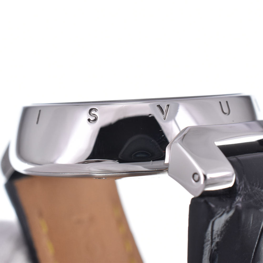 LOUIS VUITTON Tambour Q1313 Date Silver Dial Quartz Ladies
 Watch M#148271