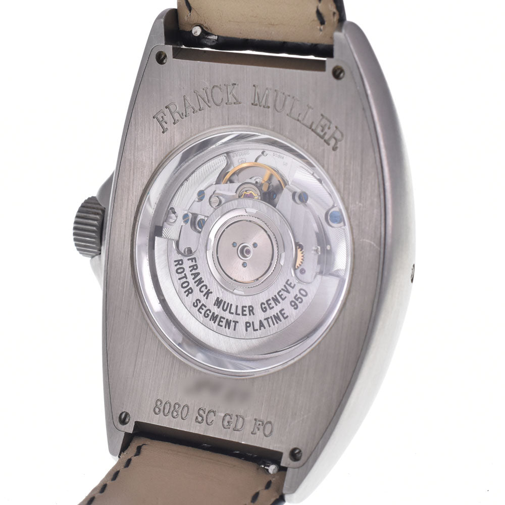 FRANCK MULLER Tonneau Curvex Grand Date 8080SCGDFO Date Silver Dial Automatic Men's
 Watch L#148277