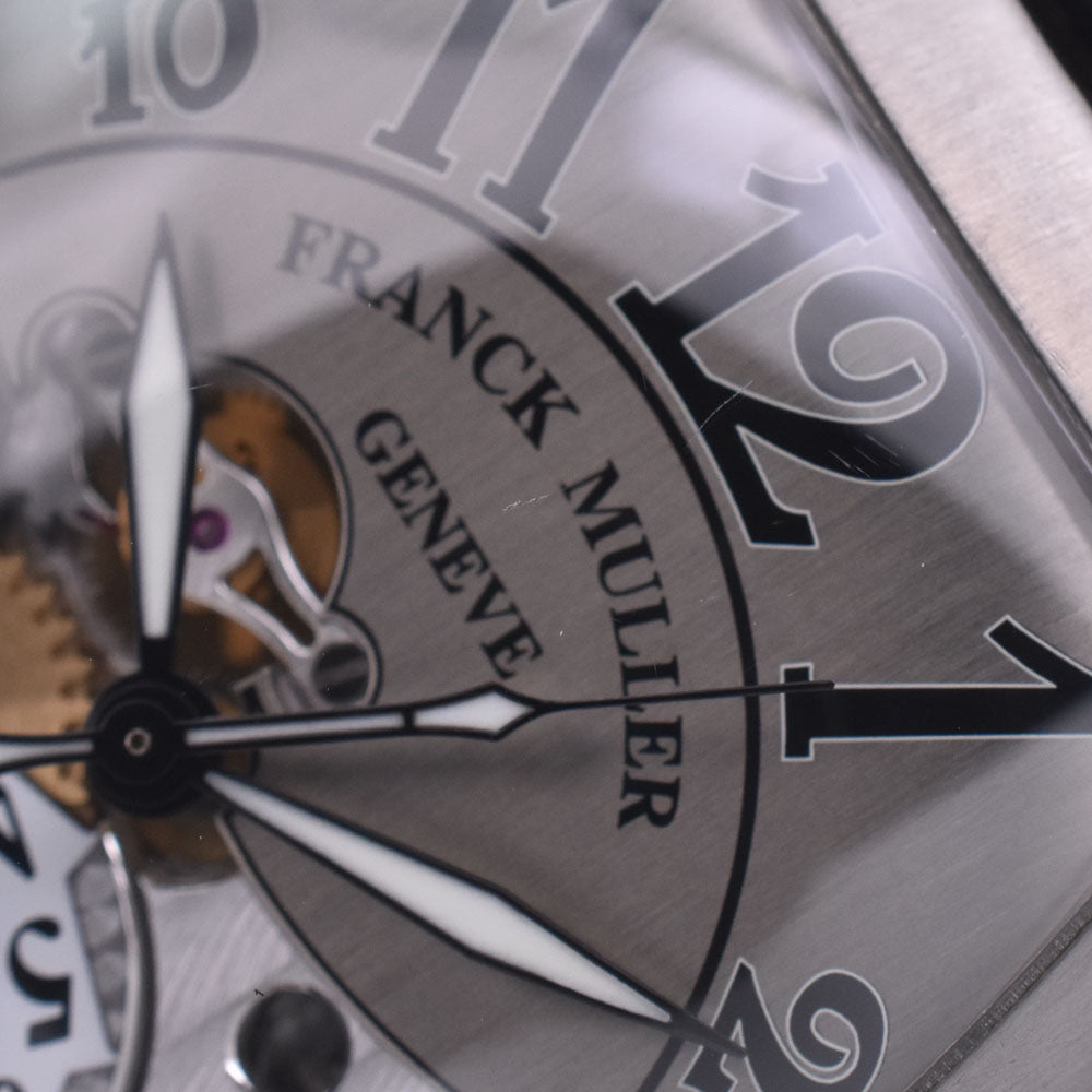 FRANCK MULLER Tonneau Curvex Grand Date 8080SCGDFO Date Silver Dial Automatic Men's
 Watch L#148277
