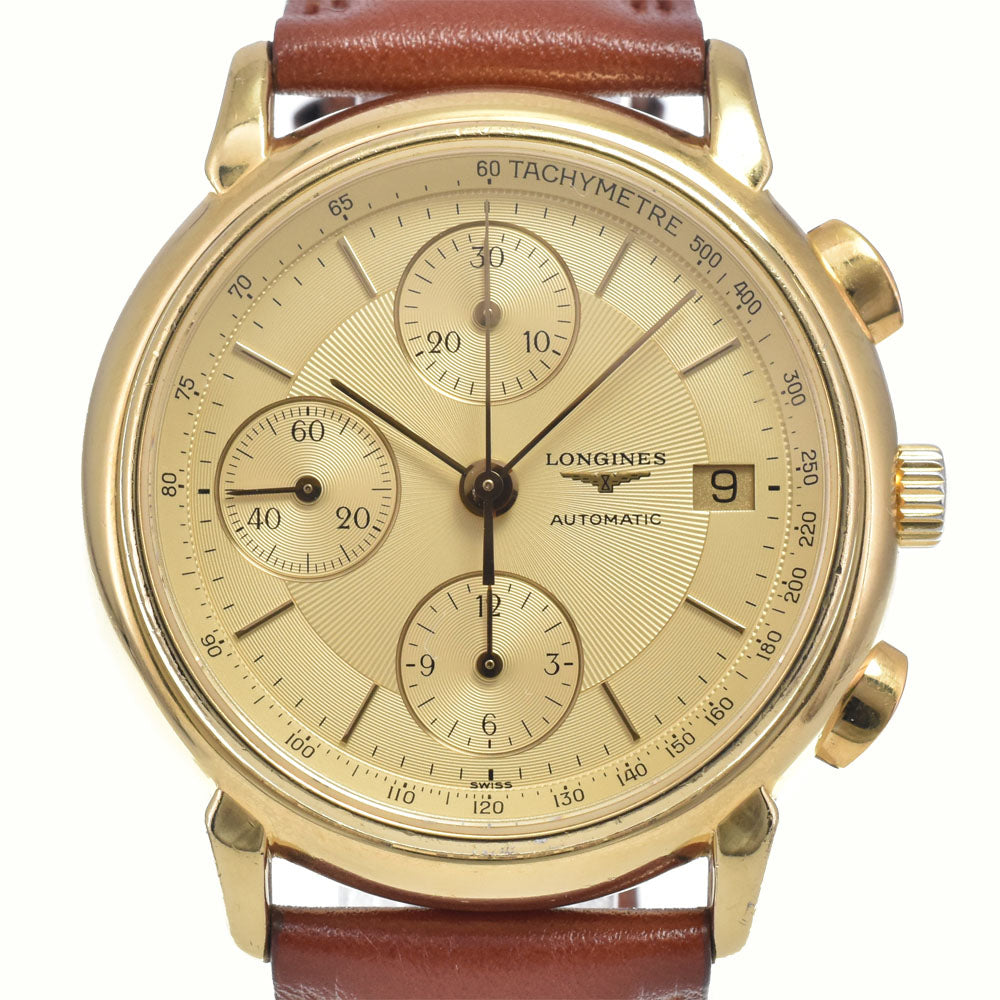 LONGINES Grand classic L4.686 Chronograph gold Dial Automatic Men's
 Watch L#148278