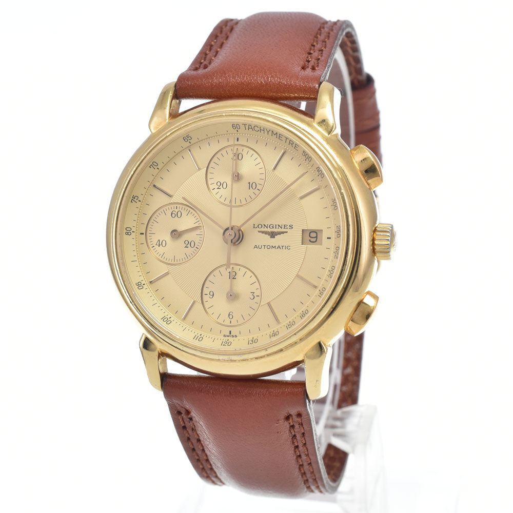 LONGINES Grand classic L4.686 Chronograph gold Dial Automatic Men's
 Watch L#148278