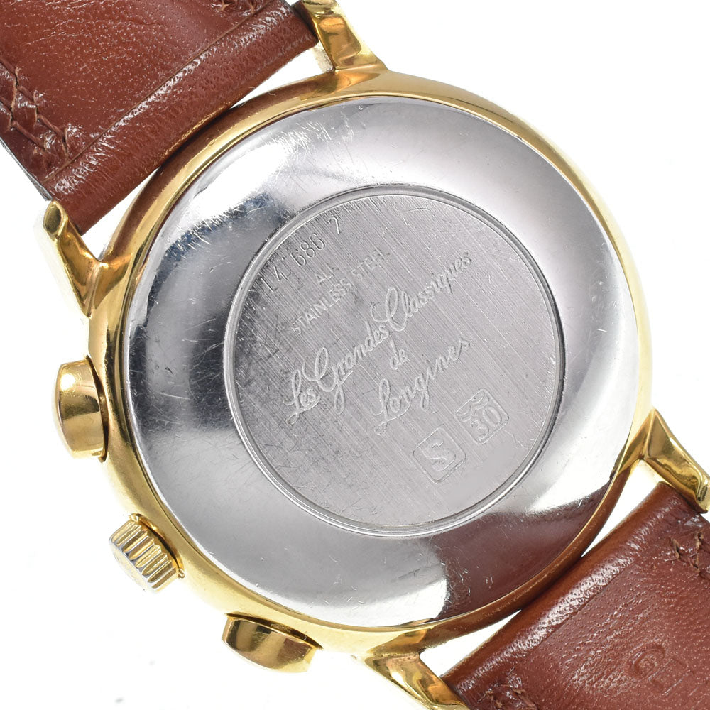 LONGINES Grand classic L4.686 Chronograph gold Dial Automatic Men's
 Watch L#148278