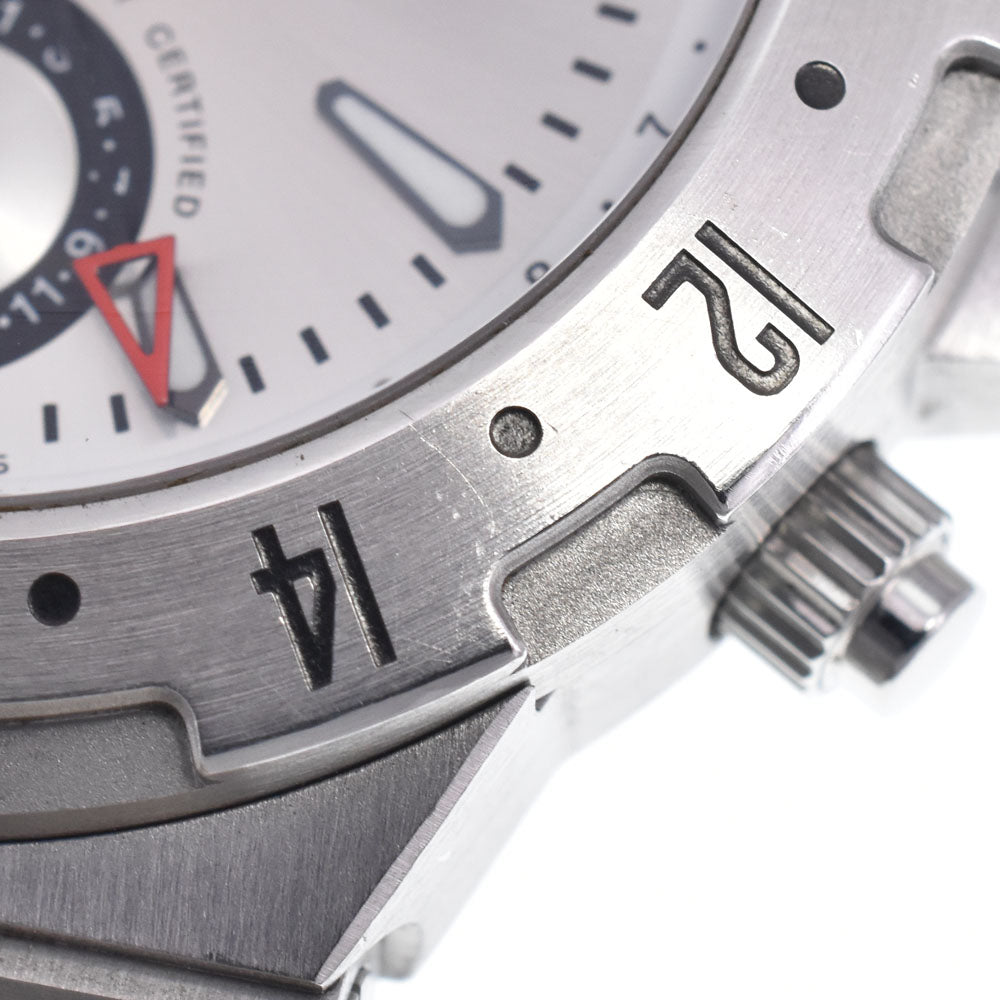 with paper BVLGARI Diagono Professional GMT40S GMT Silver Dial Automatic Men's
 Watch O#148279