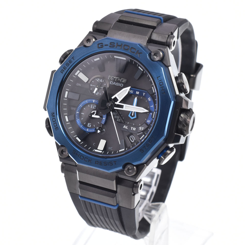 with paper CASIO G-SHOCK MT-G MTG-B2000B-1A2JF black Dial Radio Sync Solar Men's
 Watch P#148281