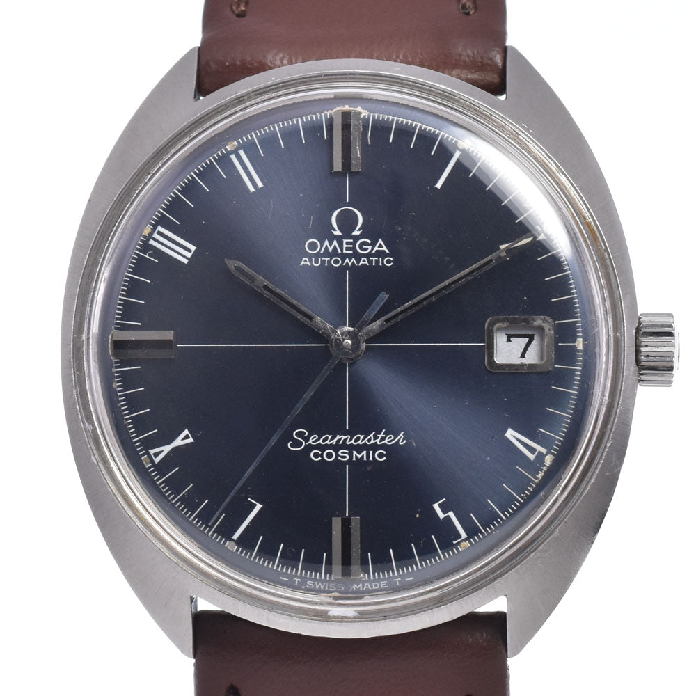 OMEGA Seamaster cosmic 166.026 vintage Date Navy Dial Automatic Men's
 Watch M#148287