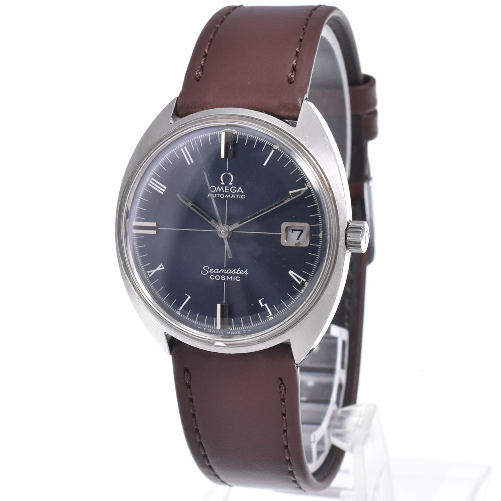 OMEGA Seamaster cosmic 166.026 vintage Date Navy Dial Automatic Men's
 Watch M#148287