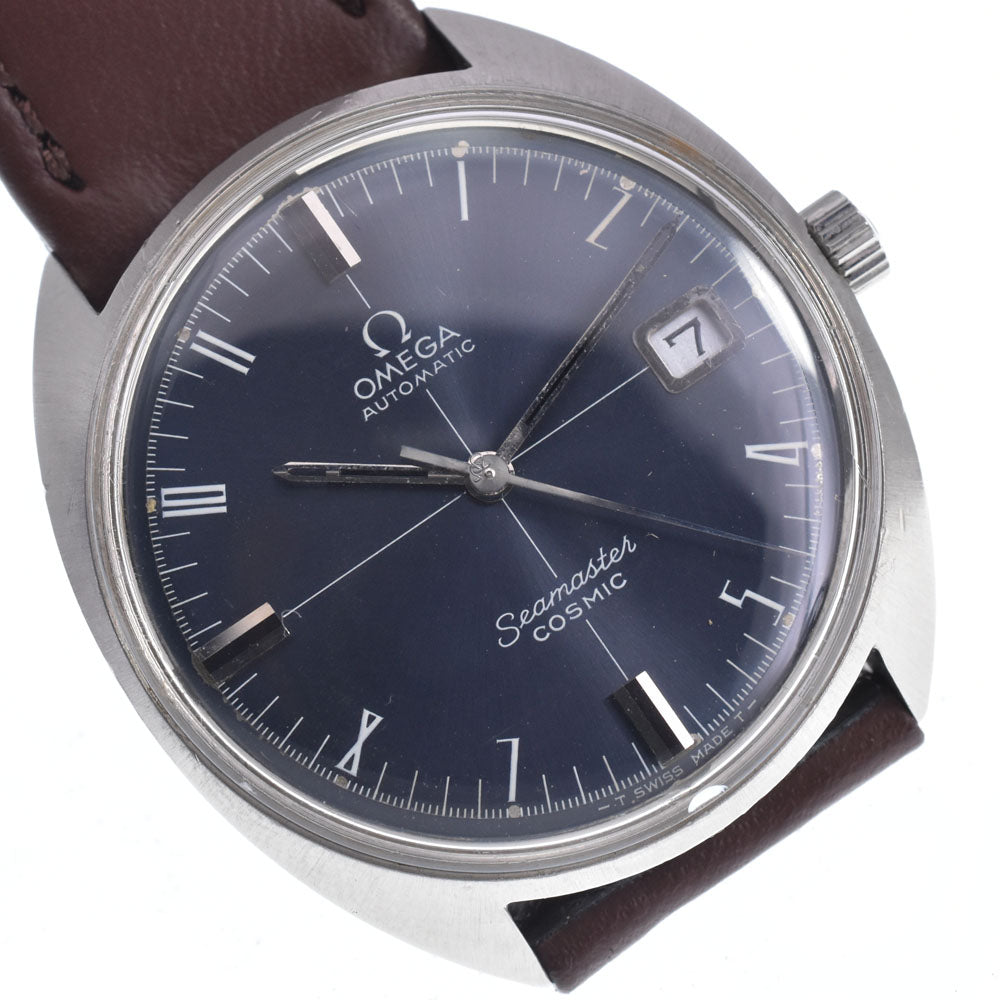 OMEGA Seamaster cosmic 166.026 vintage Date Navy Dial Automatic Men's
 Watch M#148287