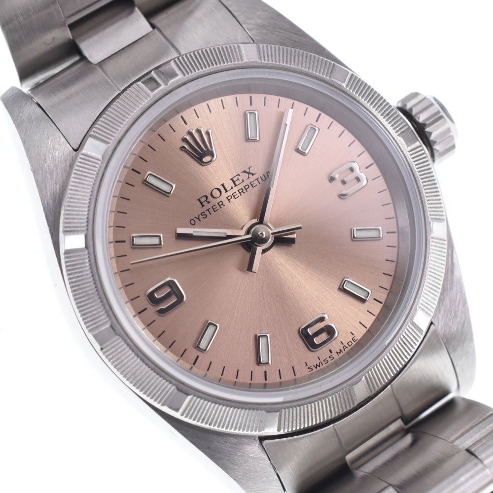 with paper ROLEX Oyster perpetual 76030 Cal.2230 pink Dial Automatic Ladies
 Watch M#148295