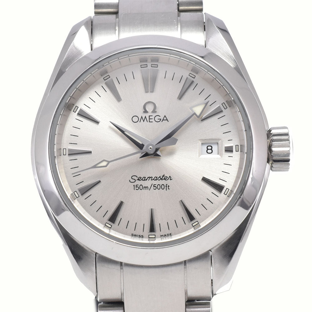 OMEGA Seamaster Aqua Terra 150m 2577.30 Date Silver Dial Quartz Ladies
 Watch L#148296