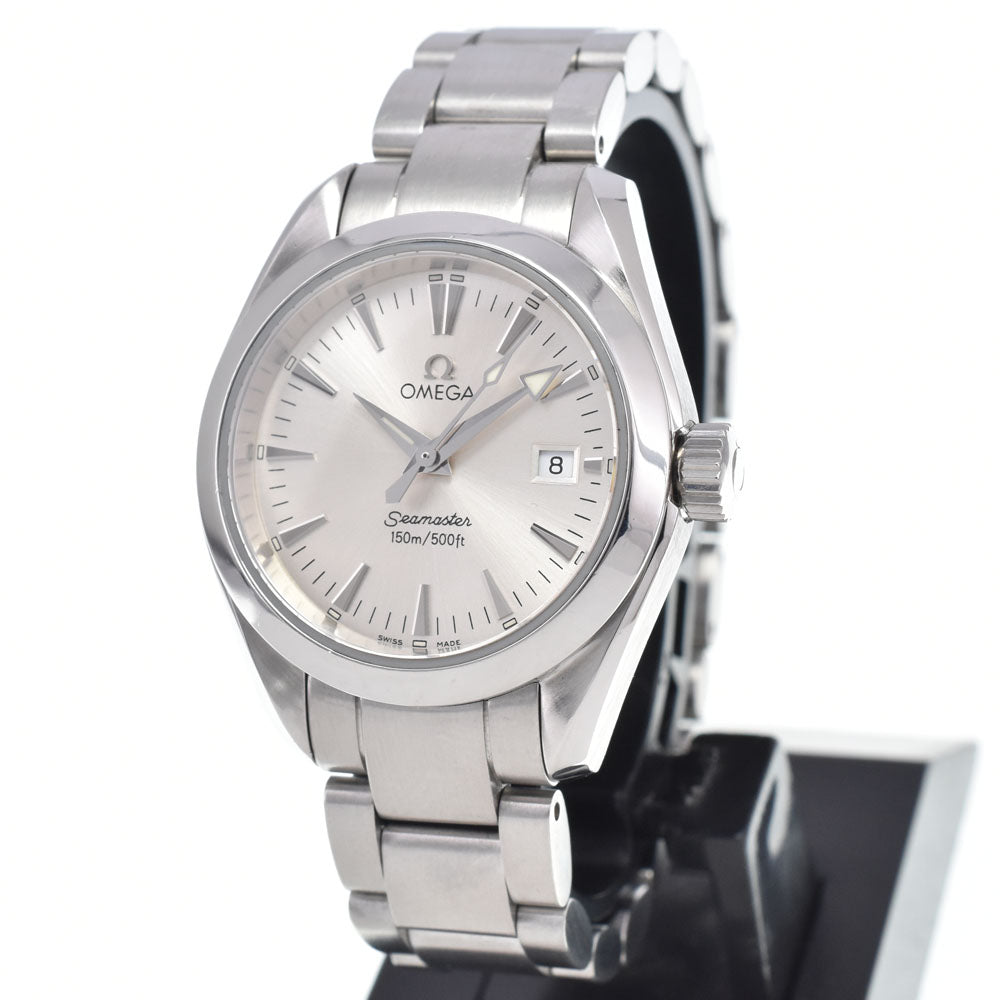 OMEGA Seamaster Aqua Terra 150m 2577.30 Date Silver Dial Quartz Ladies
 Watch L#148296