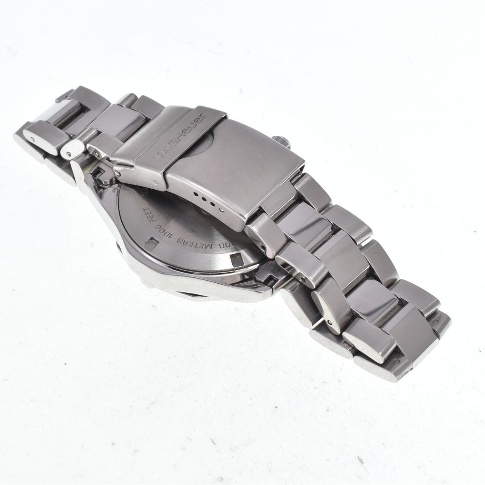 TAG HEUER Aqua racer WAF1115 12P diamond White shell Dial Quartz Men's
 Watch N#148297