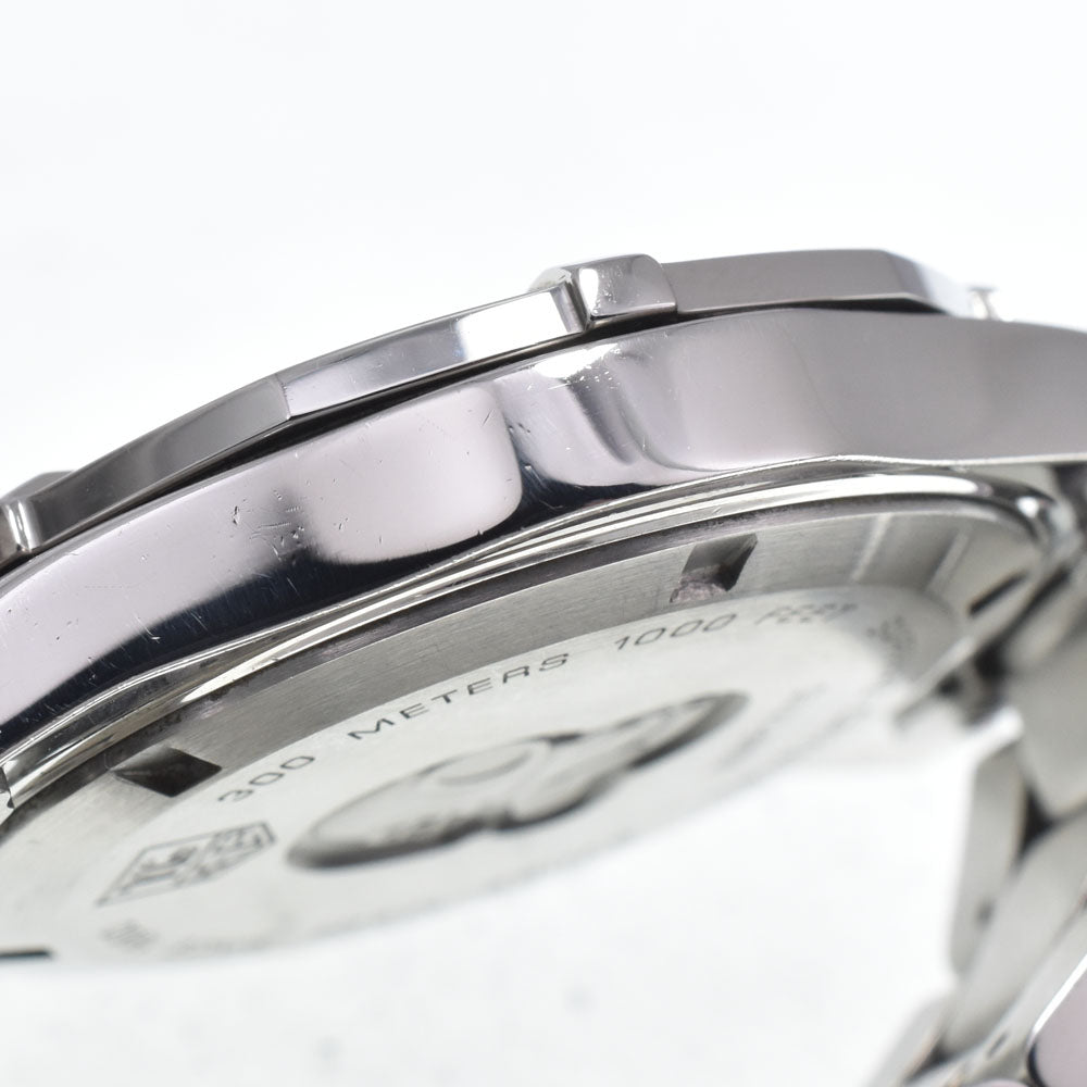 TAG HEUER Aqua racer WAF1115 12P diamond White shell Dial Quartz Men's
 Watch N#148297