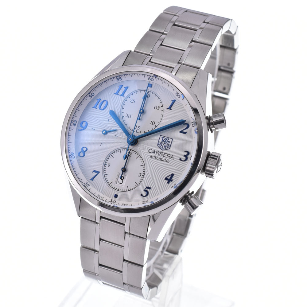 with paper TAG HEUER Carrera Heritage CAS2111.BA0730 Chronograph Silver Dial Automatic Men's
 Watch L#148298