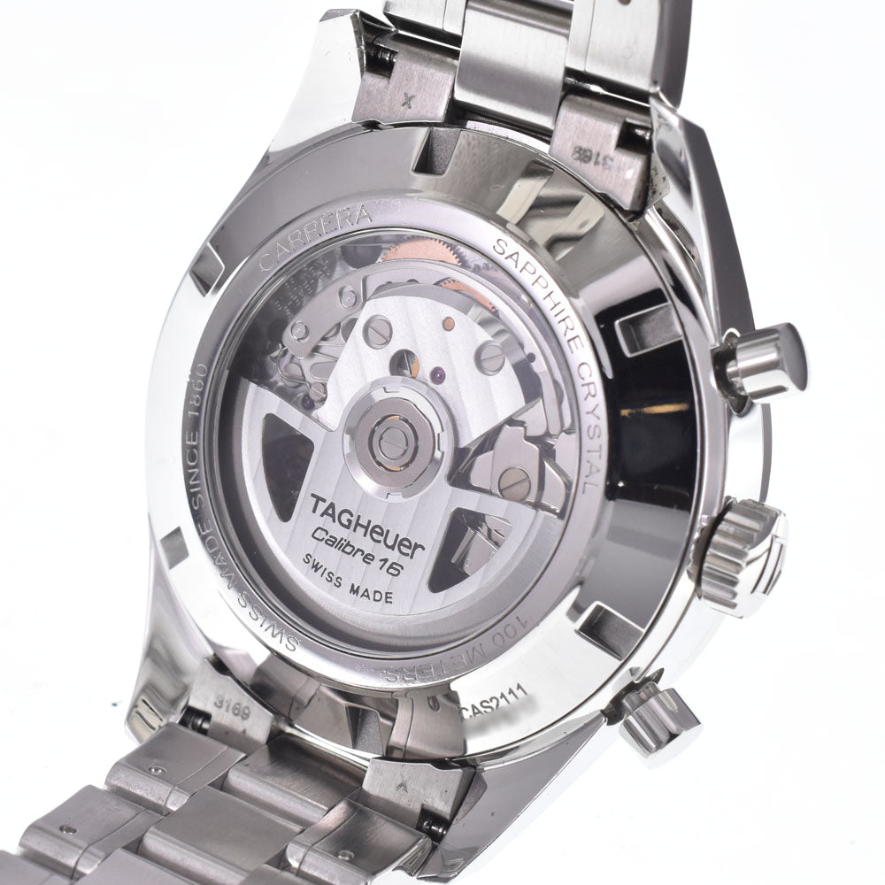 with paper TAG HEUER Carrera Heritage CAS2111.BA0730 Chronograph Silver Dial Automatic Men's
 Watch L#148298